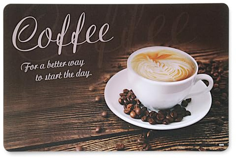 KESPER Platzset COFFEE aus Polypropylen/Untersetzer
