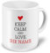 printplanet XXL Riesen-Tasse mit Namen personalisiert - Motiv Keep Calm - individuell gestalten - Namenstasse, Kaffeebecher, Becher, Mug