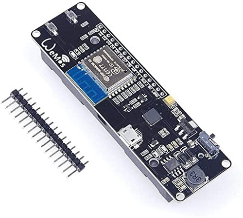 DollaTek WLAN-Modul ESP WROOM 02 Motherboard Integriertes SP8266 mit 18650-Akkusockel