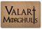 Eureya Valar Morghulis rutschfeste Fußmatte Schlamm Schmutzfangmatten Eingang Teppich Schuhe Schaber Fußmatte Indoor/Outdoor 40x60cm