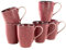 CreaTable, 21995, Serie NATURE COLLECTION, Berry, 6-teiliges Geschirrset, Kaffeebecher aus Steinzeug, spülmaschinen-und mikrowellengeeignet, Qualitätsproduktion, 30 centiliters