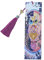 VETPW DIY Diamant Malerei Lesezeichen Eule, Malen Nach Zahlen Kit, 5D Special Shaped Diamond Pasted Painting Bookmark, Diamant Stickerei Malerei Quaste Leder Lesezeichen Set -Eule steht auf Dem Baum