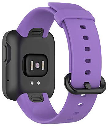 KINOEHOO Bracelet de montres Compatible avec Mi Watch Lite,avec Redmi watch Bracelets de remplacement en Silicone.(violet)
