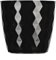 Flowerpot Round Plastic plant pot Crystal Modern Decorative Small Medium Large 7 sizes 9 coolours (Black, 12 cm)