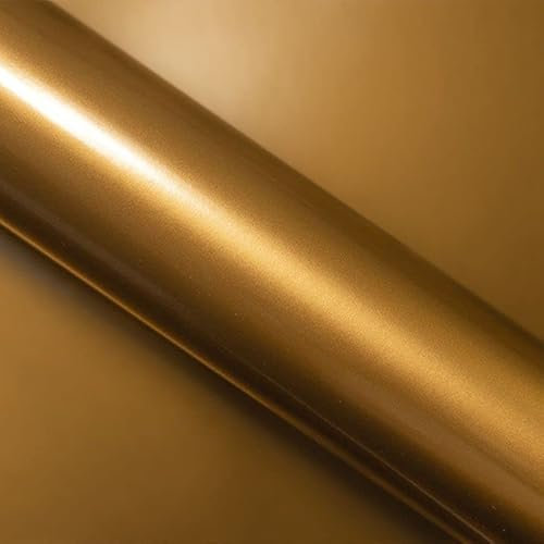 DIMEXACT - Vinyle Covering Bronze Brillant pour Surface Plane - 152 cm x 0.5 m - en Rouleau