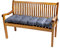 TexDeko® Garden Gartenbank-Auflage 110 x 40 x 8cm wasserabweisend UV - beständig mit Oeko-TEX Zertifikat gesteppt Bankpolster Bankkissen Polsterauflage Sitzpolster Bankauflage Sitzkissen (Grau)
