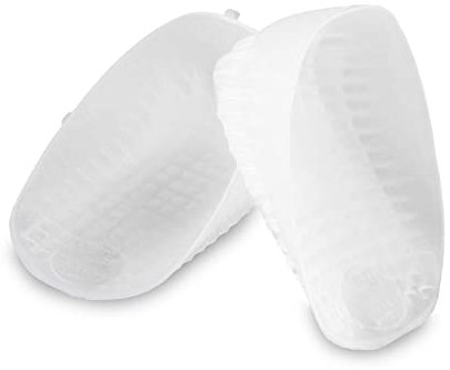 Tuli's Talloniera in Gel - Talloniera Gel per Scarpe Sportive - Multistrato Assorbe Urti - Sollievo per Tibie e Dolori al Tallone - Supporto Fascia Plantare e Tendine d'Achille - 15x9x0.1cm, Medium