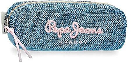 Pepe Jeans Lena Blau Tasche 22x7x3 cm Polyester