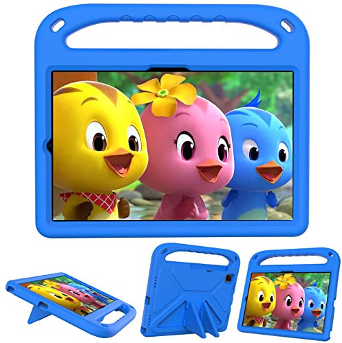 Tablet Case For Samsung Galaxy Tab S5e 10.5 (2019) SM-T720 T725 Kids Friendly, Handle with Stand EVA Foam Lightweight Shockproof Duarable Cover, Blue