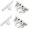 Vokowin 2pcs Caravan Door Plastic Catch Door Retainer Sprung Static Caravan Door Catch for Caravan Sprung Door Stop for Motorhomes Boat (K228-2)
