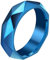 XJruixi Anime Game Arknights Rings Amiya Blue Rhombus Stainless Steel Unisex Ring Jewelry Props Accessories Gifts