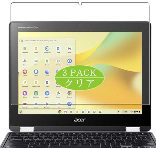 VacFun 3 Piezas Protector de Pantalla, compatible con Acer Chromebook Spin 512 R856T R856TN 12 Laptop, Screen Protector Película Protectora (Not Cristal Templado)