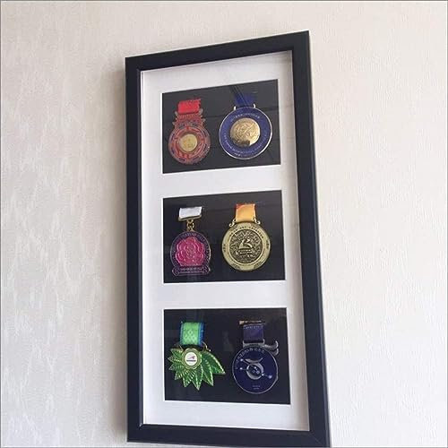Medaille Vitrine Rahmen Medaille Holz Vitrine Rahmen für Medaillen und Abzeichen 3D Rahmen Medaillen Abzeichen Abzeichen Vitrine Rahmen B