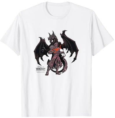 World of Warcraft Dragonflight Wrathion Epic Power Portrait T-Shirt