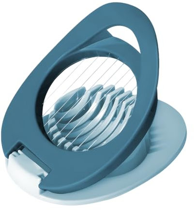 Egg Slicer and Boiled Egg Cutter - Lightweight Wire Cutter Tool, Perfect for Precise Slicing of Fruits, Salad, Bananas, and Strawberries, 11cm, Random Sent