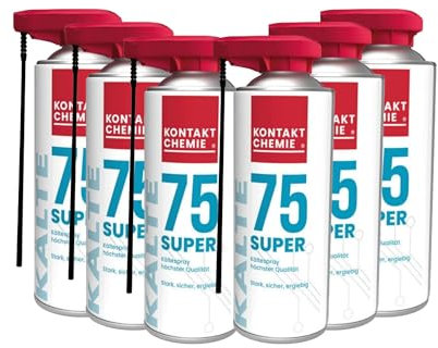 6 Stück Kontakt Chemie® Kältespray | KÄLTE 75 SUPER | je 200ml