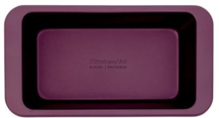 KitchenAid 9x5in Nonstick Aluminized Steel Loaf Pan, Beetroot