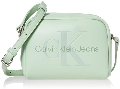 Calvin Klein Jeans Damen Sculpted Kameratasche 1 Crossover, Cameo Green, Westlich