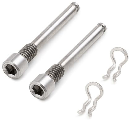 2 Stück OTRADO TITAN Bremssattel Schraube M4x30 Belaghalteschraube für Scheibenbremsbeläge Bremsbolzen Fahrrad Bremssattelschraube Bremsbelag Schraube