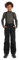 killtec Jungen Skihose mit abzippbarem Latz und Kantenschutz Boys Skihose 242, schwarz, 116, 43401-000