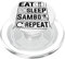 Eat Sleep Sambo Repeat - Sambo Fighter PopSockets PopGrip für MagSafe