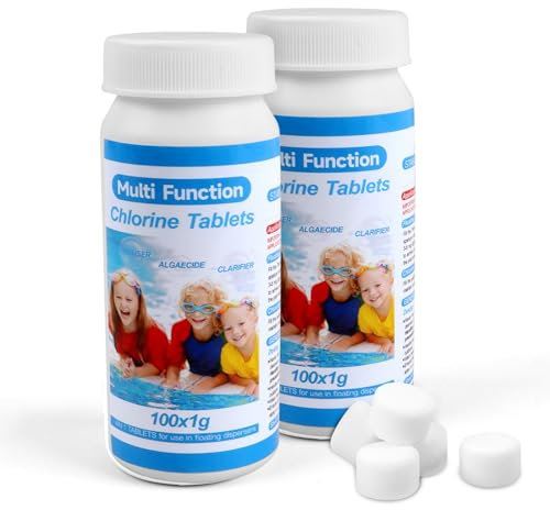 200 Stück Pool Reinigungstabletten, für Pool, Wassertank, Whirlpool，Spa
