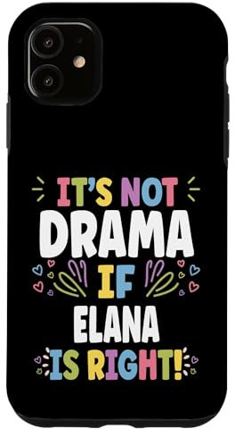 ELANA Personalized Women's Gift Custom ELANA Case for iPhone 11
