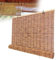 AJTXCSFOQL Retro Bambusrollo Wetterfest Aussen Vorhang 130 160 220 280 Sonnenschutz Bambus Rollo Jalousine Für Seitenzug Fenster,Einfache Montage(W65cm x H160cm)