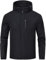 Huayuzh Regenjacke Herren Wasserdicht Leichte Regenmantel Camping Wandern Atmungsaktiv Packbare Softshelljacke mit Kapuze Schwarz 2XL
