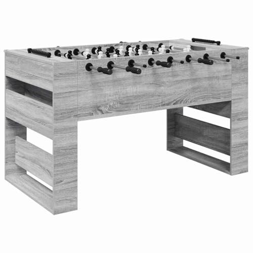 vidaXL Tischfußballtisch Sonoma-Grau 146,5 x 74 x 85 cm Holzwerkstoff