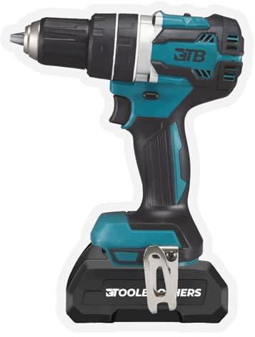 Toolbrothers Duftbaum - POWER PETROL AKKUSCHRAUBER Design - hölzerne und frische Duftnoten (BLACK PINE - Drop 2)