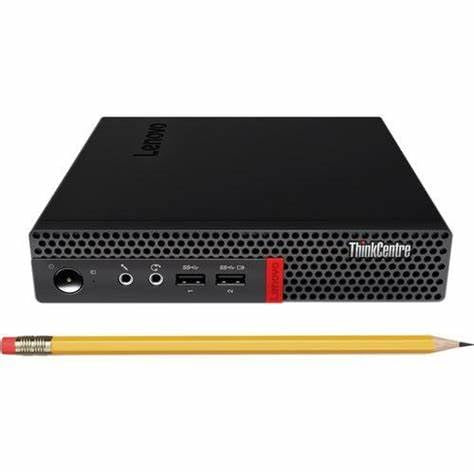 Lenovo ThinkCentre M710q Micro Desktop Computer, mini PC Intel Core i5-7500, 8 GB RAM, 256 GB SSD, US Qwerty Keyboard, Windows 11 Pro (Renewed)