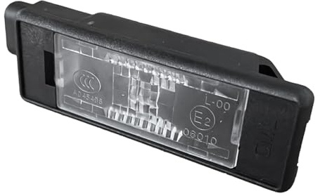 WHmiaojin License Plate Light, Rear Number Plate Lamp Compatible with Peugeot 3008 5008 208 308 508 Citroen C3 C4 C5 DS, Replacement OE# 9682403680 6340G3