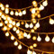 FPEAOB Guirlande lumineuse globe alimentée par piles 80 LED 10 m Blanc chaud Guirlande lumineuse étanche Décoration pour chambre à coucher, sapin de Noël, mariage, fête de jardin