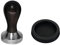 scarlet espresso | Tamper »Classic«, stilvoller Espresso-Stempel mit ergonomischem Griff aus Edelholz, für perfekten Espresso, Barista-Werkzeug (Set: Ebenholz - Schwarz, 53 mm & Tamperablage)