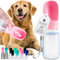 MalsiPree Dog Water Bottle (Pink, 550ML)