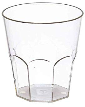 20 unidades de coctelera GLASS de 330 cc TRANSPARENT Vasos KRISTAL para Coctelera Granita FRAPPE' LONG DRINKS