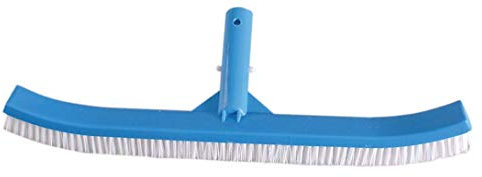 SIQUA Cepillo para Piscina y Limpieza Universal fijacion de Clip, indicado para la Limpieza de Paredes, Azulejos y Suelos.Fabricado en polimero Reforzado de Larga duración, Resistente a la Intemperie
