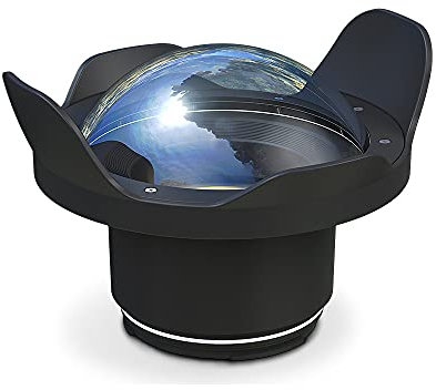 Sea Frogs pour Sony a7RIII/a9 16-35 mm Canon EOS 750D/760D 18-55 mm Canon EOS 80D/750D/760D 18-135 mm Port dôme sec grand angle