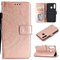 CoverKingz Handyhülle kompatibel mit Huawei P30 Lite - Handytasche mit Kartenfach Klapphülle Case - Handy Hülle klappbar Motiv Mandala Rosegold