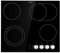 Klarstein Placa Vitrocerámica 6100W, Encimera Eléctrica de 4 Fuegos, Placa de Cocina Eléctrica Integrada, Vitrocerámica con Control Táctil