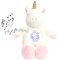 HuBorns - Peluche Veilleuse Bébé Musicale et Lumineuse avec Machine Bruit Blanc Bebe, Veilleuse Bruit Blanc Bebe avec 15 Mélodies, Parfait comme Cadeau Naissance Fille et Cadeau Naissance Garcon