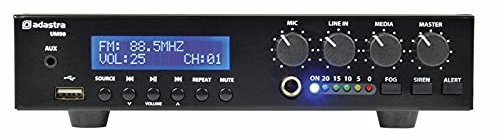 Adastra | Ultra Compact Mixer Amplifier With Bluetooth Wireless connectivity | 90W