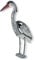 colourliving Reiher Gartenfigur Reiherschreck Fischreiher Figur Garten Fischreiherschreck Reiherabwehr