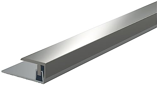 KÜGELE T-FLEX Abschlussprofil edelstahloptik 7-13 mm, 1000 mm
