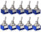 10 Stück Kippschalter 6A 125VAC 6 Pins 2 Positionen ON-ON DPDT Einrastender Kippschalter