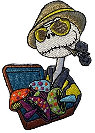 Hunter Thompson Patch Jack Patch Hippy Peace Pilz Patch Aufnäher Bügelbild