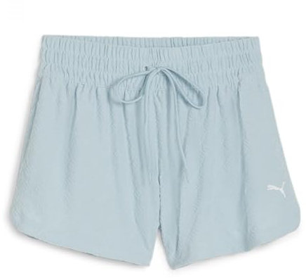 PUMA Pantaloncini Corti Lavorati a Maglia Unisex in Pile HW 7,6 cm