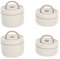 Thermo-Lunchbox, Isolierter Lunchbehälter aus Leichtem Edelstahl 304, für das Büro (4PCS)