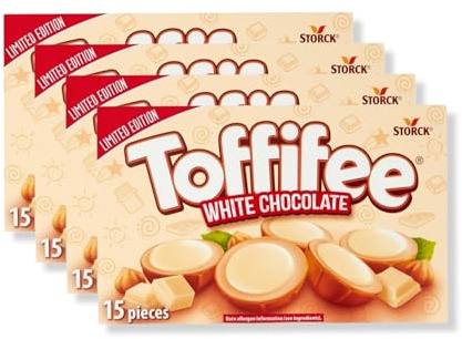 6 er Pack Toffifee White Chocolate 6x 125 g